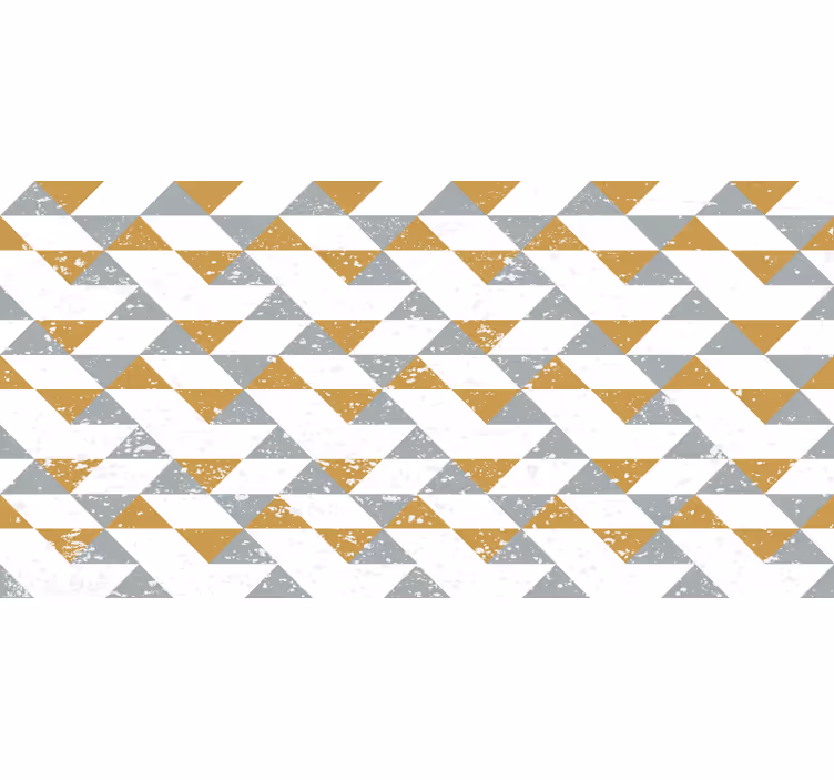 White roller blind kitchen geometric grunge - TenStickers