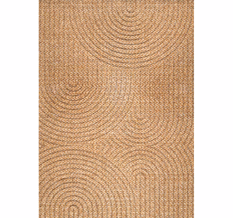 Beige roller blind with arch fabric effect - TenStickers