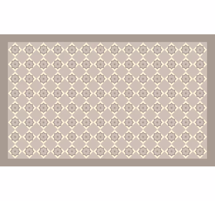 Beige roller blind cement beige tiles - TenStickers