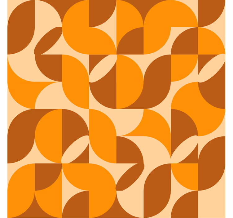 Retro bedroom roller blind - TenStickers