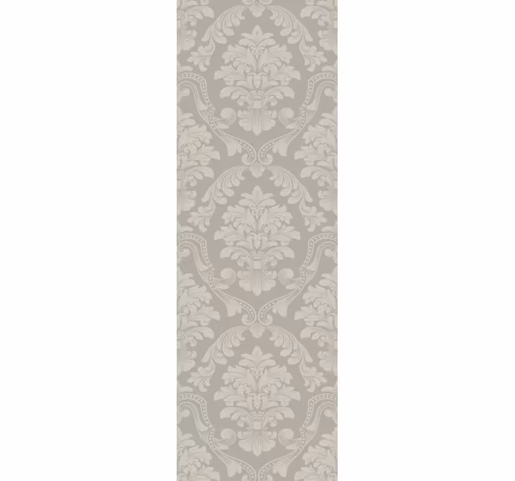 Vintage roller blind with elegant leaf design - TenStickers