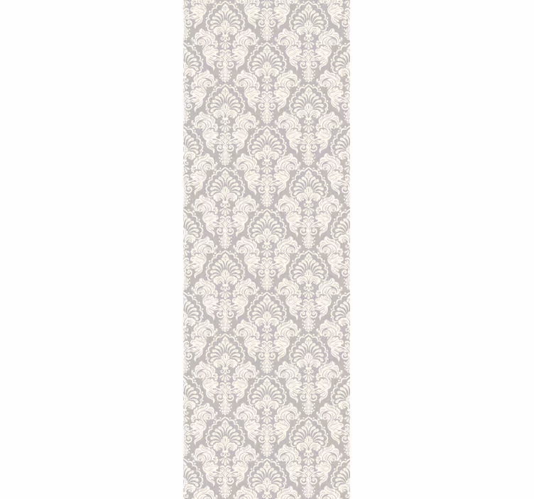 Vintage roller blind elegant floral scroll design - TenStickers