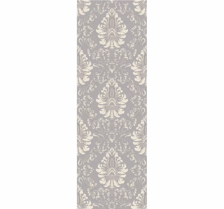 Vintage roller blind in classic cream and pearl pattern - TenStickers