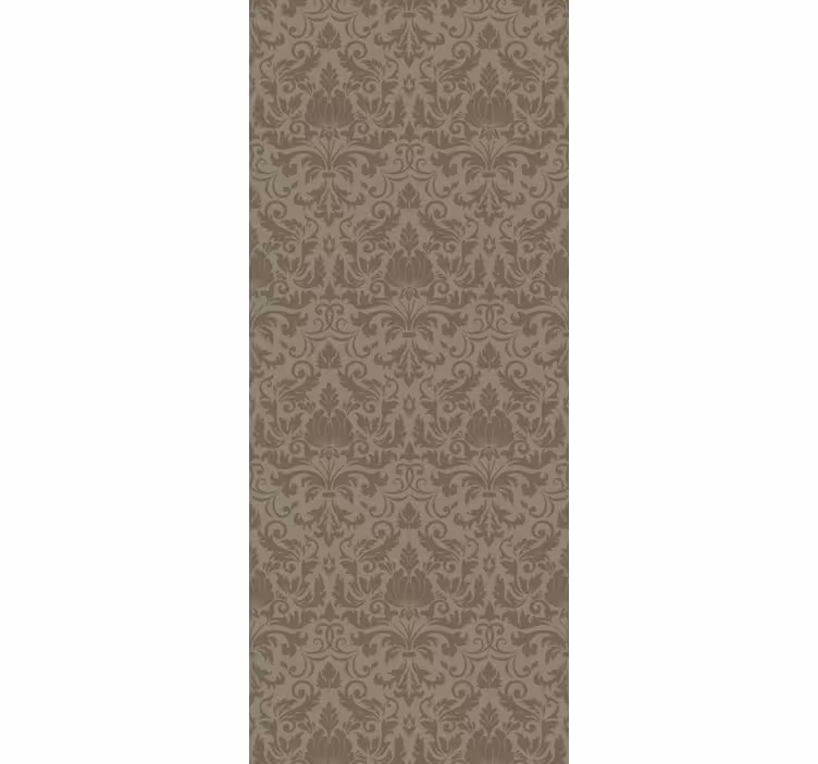 Vintage roller blind velvet flocked - TenStickers