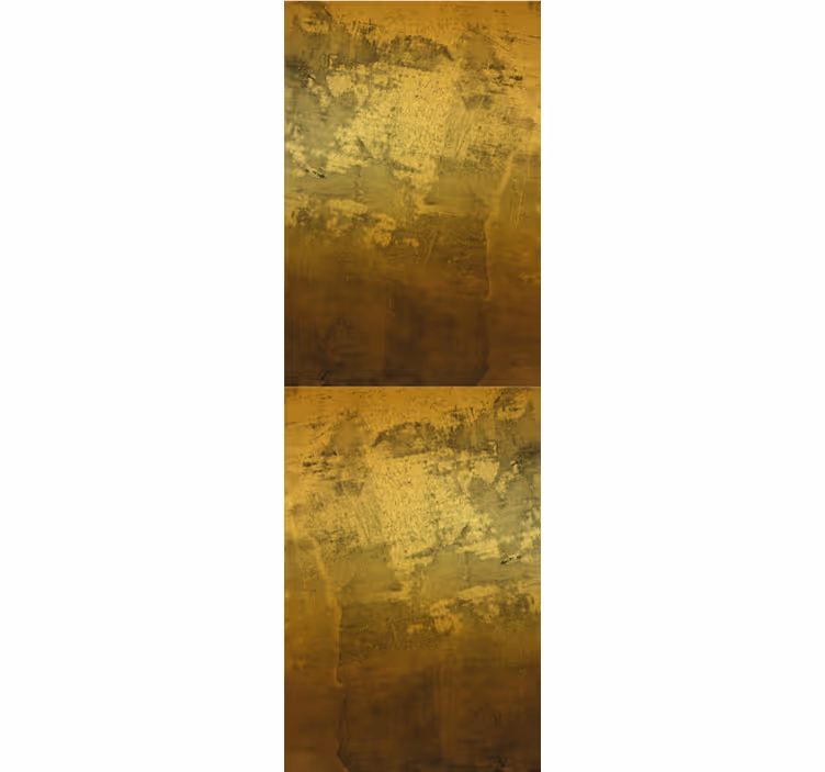 Vintage roller blind with retro golden tangle pattern - TenStickers