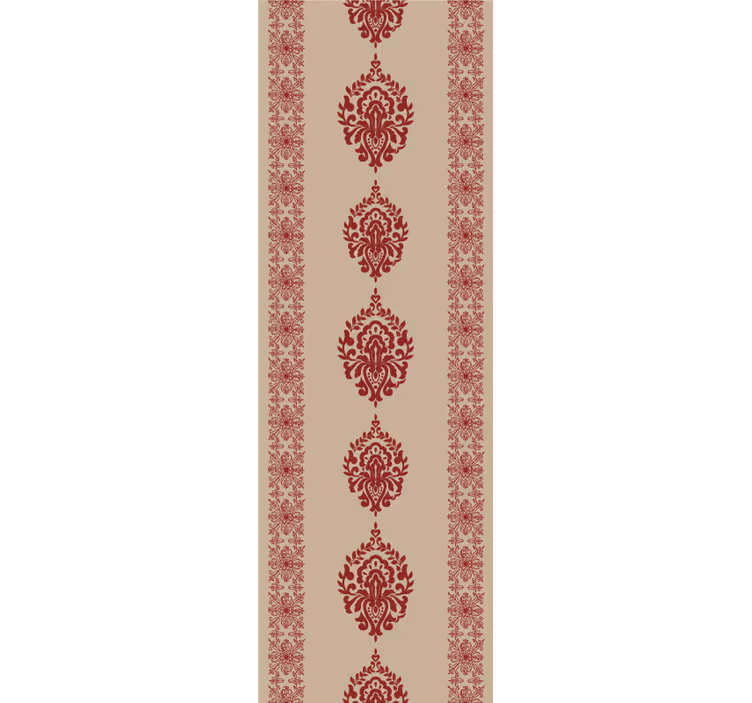 Vintage roller blind in french provincial beige floral - TenStickers