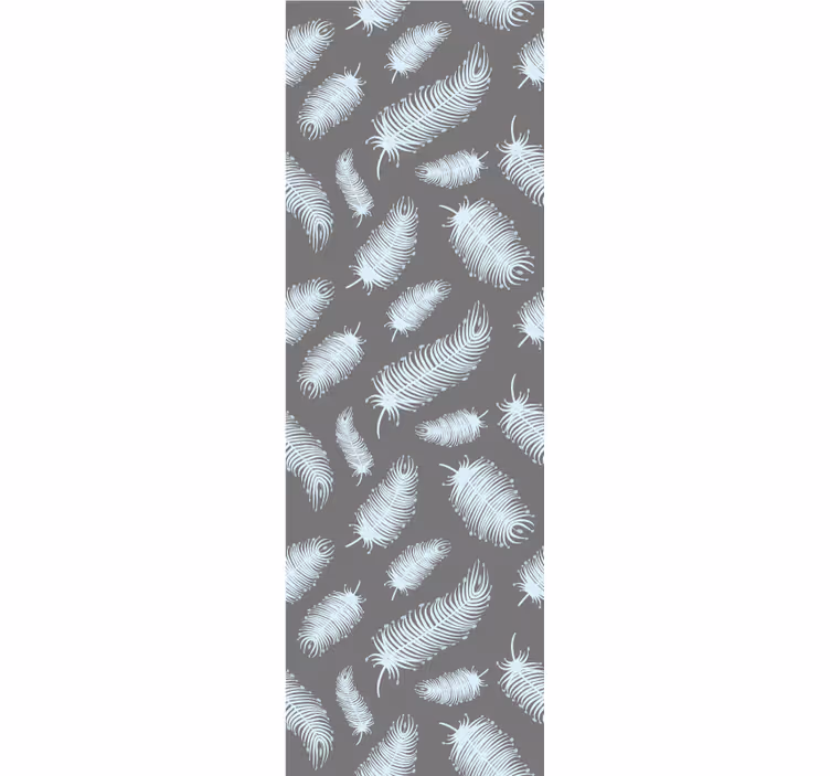 Vintage roller blind with boho feathers design - TenStickers