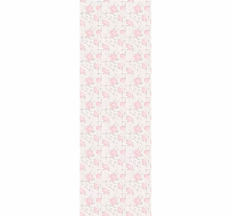 Vintage roller blind with little flowers design - TenStickers