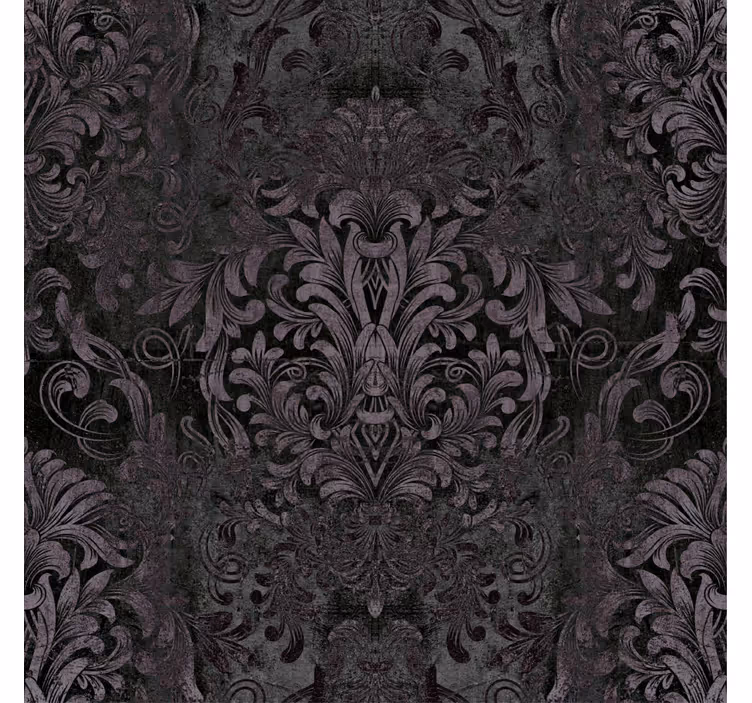 Vintage roller blind in dark shades - TenStickers