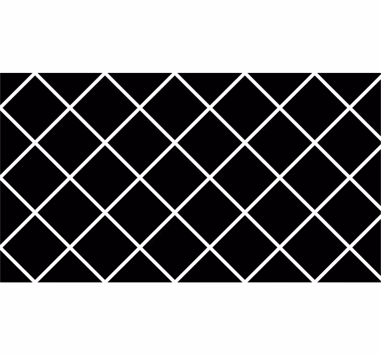 Black roller blind with contemporary geometric lines - TenStickers