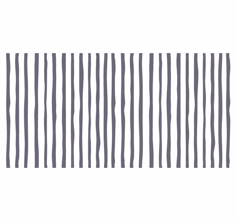 White roller blind with nordic style light grey stripe - TenStickers