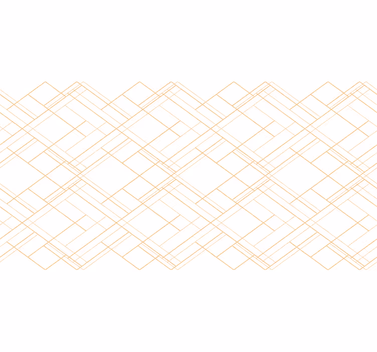 White roller blind with geometric lines minimalist pattern - TenStickers