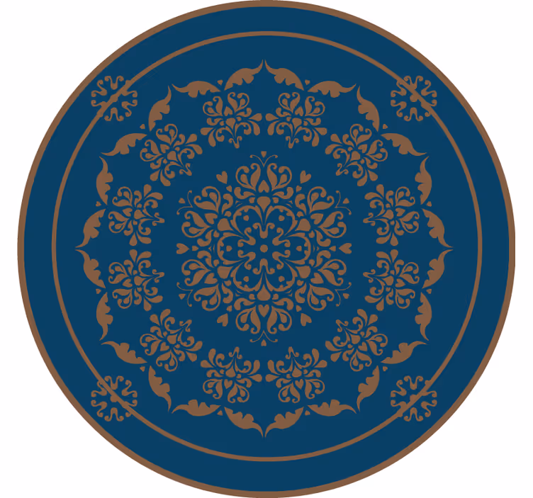 Bedroom roller blind big vintage mandala - TenStickers