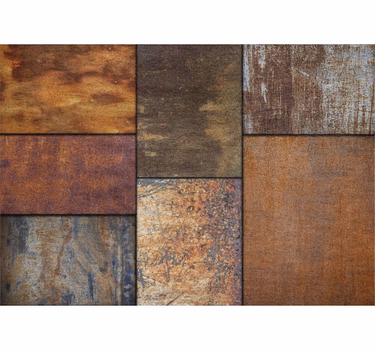 Bedroom roller blind rustic stone charm - TenStickers