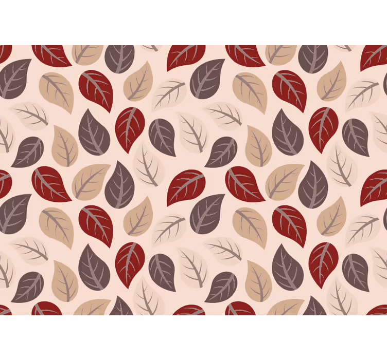 Bedroom roller blind autumn leaf design - TenStickers