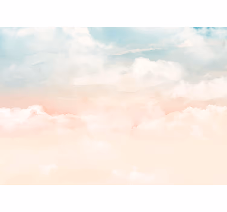 Bedroom roller blind with watercolor background - TenStickers