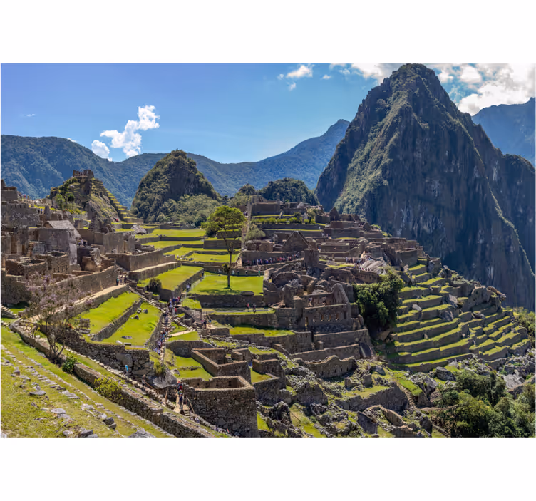 Bedroom roller blind machu picchu ruins - TenStickers