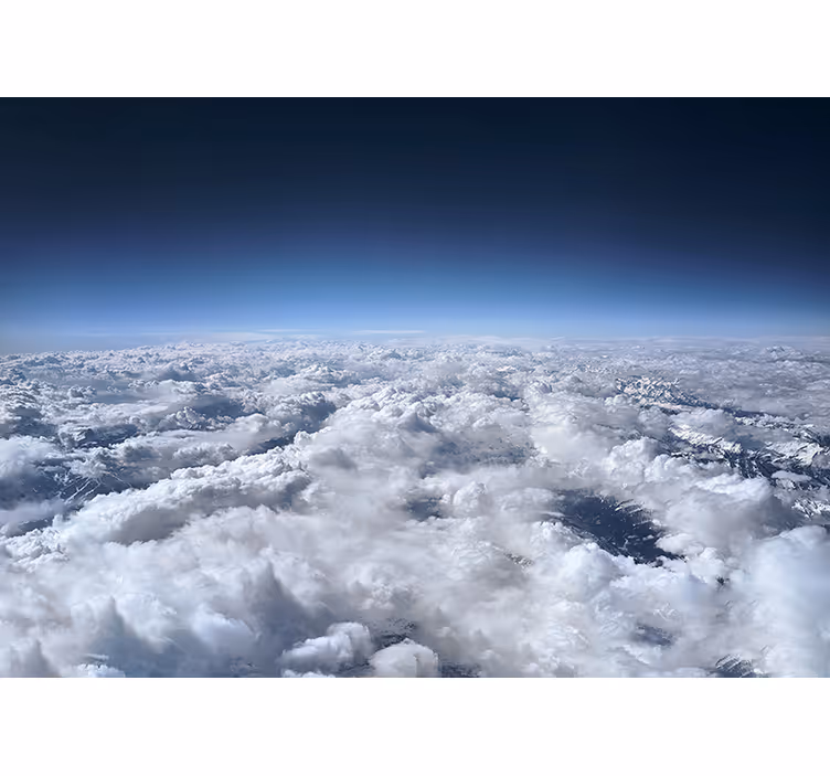 Bedroom roller blind earthly views - TenStickers