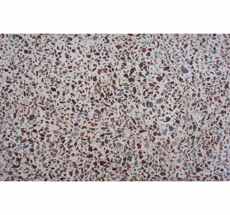 Grey roller blind in terrazzo gray color - TenStickers