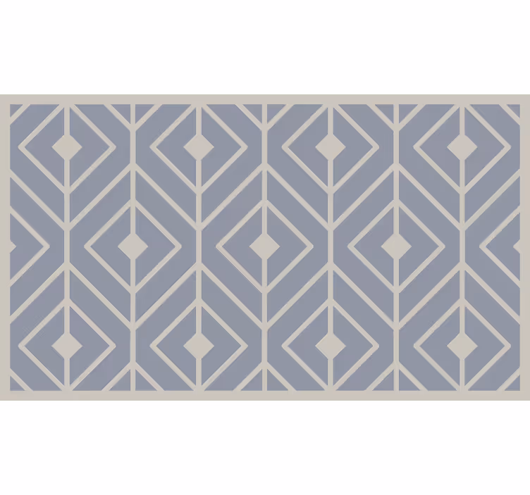 Grey roller blind with contemporary geometric pattern - TenStickers