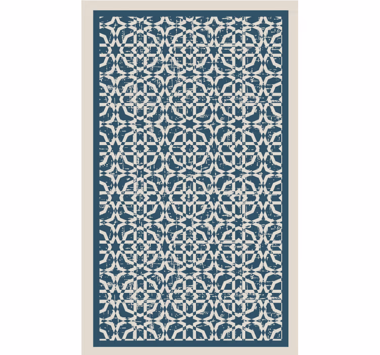 Grey roller blind in octagon pattern - TenStickers