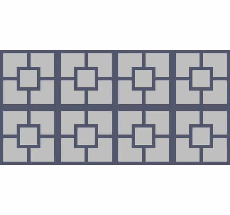 Grey roller blind hollywood-regency original squares - TenStickers