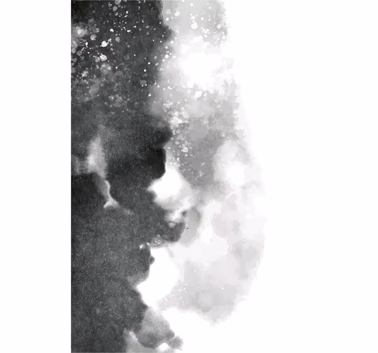 Living room roller blind in gray and black textures - TenStickers