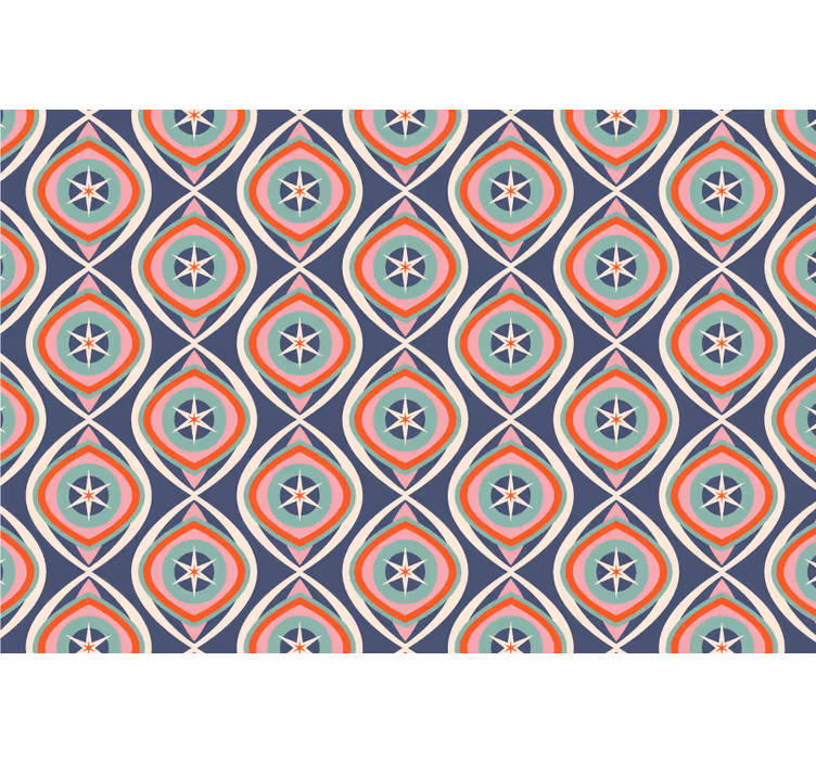 Bedroom roller blind with tile effect 70 pattern - TenStickers