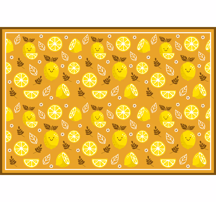 Bedroom roller blind with alf smiling lemons design - TenStickers