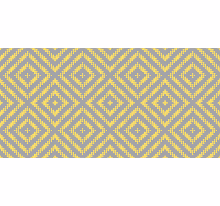 Bedroom roller blind in pantone rhombus - TenStickers