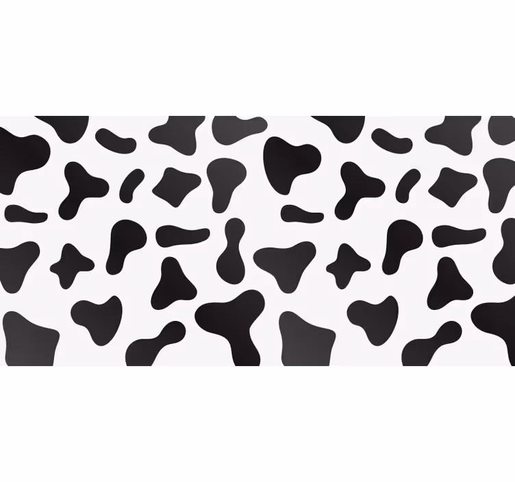 Cow print bedroom roller blind - TenStickers