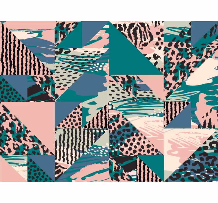 Bedroom roller blind with ethnic leopard pattern - TenStickers