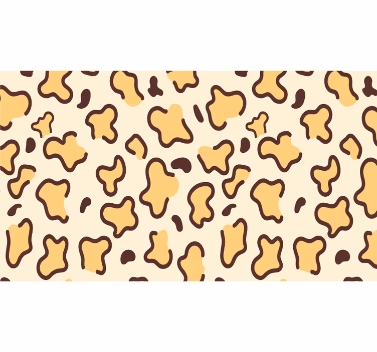 Bedroom roller blind with giraffe spots design - TenStickers