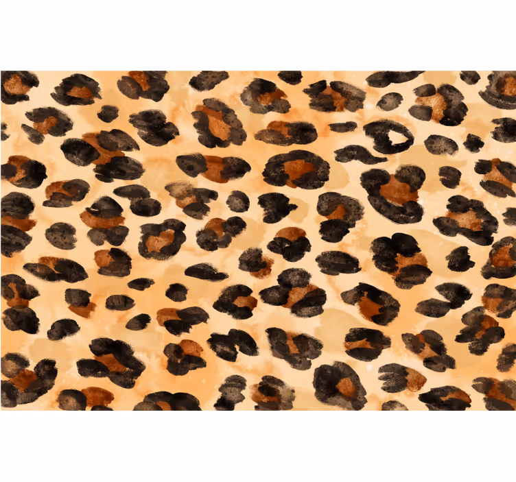 Bedroom roller blind cheetah print - TenStickers