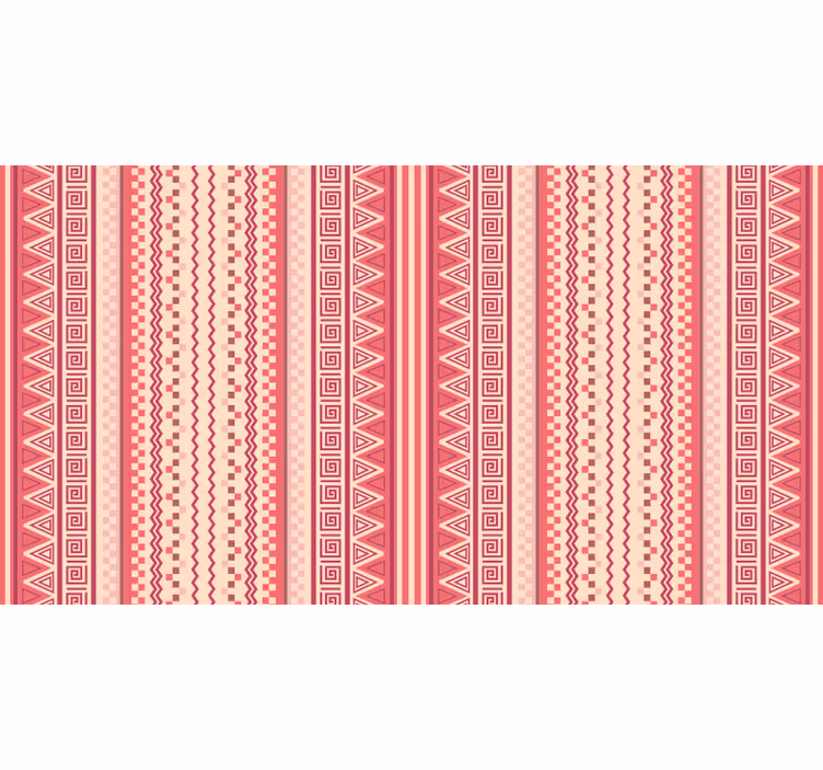 Bedroom roller blind in classic red stripes - TenStickers