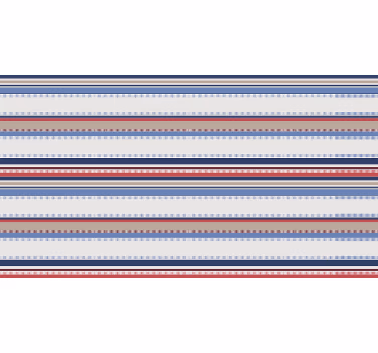 Bedroom roller blind in marine stripe design - TenStickers