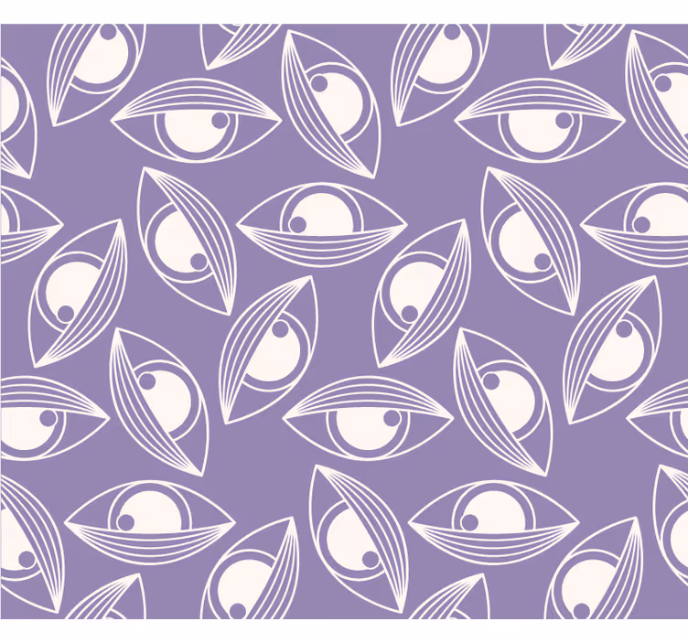 Bedroom roller blind mystic pattern lilac rug - TenStickers