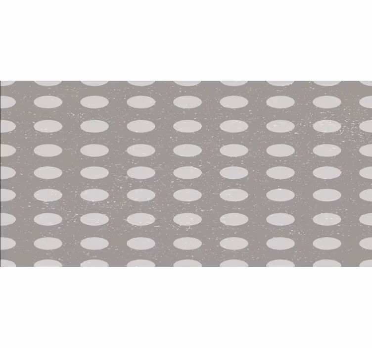 Bedroom roller blind geometric gray circle pattern - TenStickers