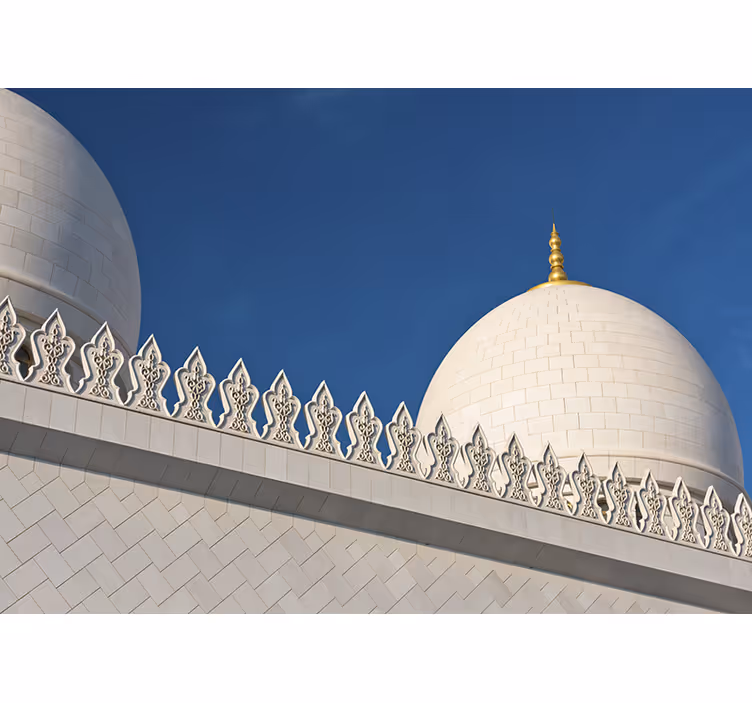 White roller blind emirates sheikh zayed edition - TenStickers