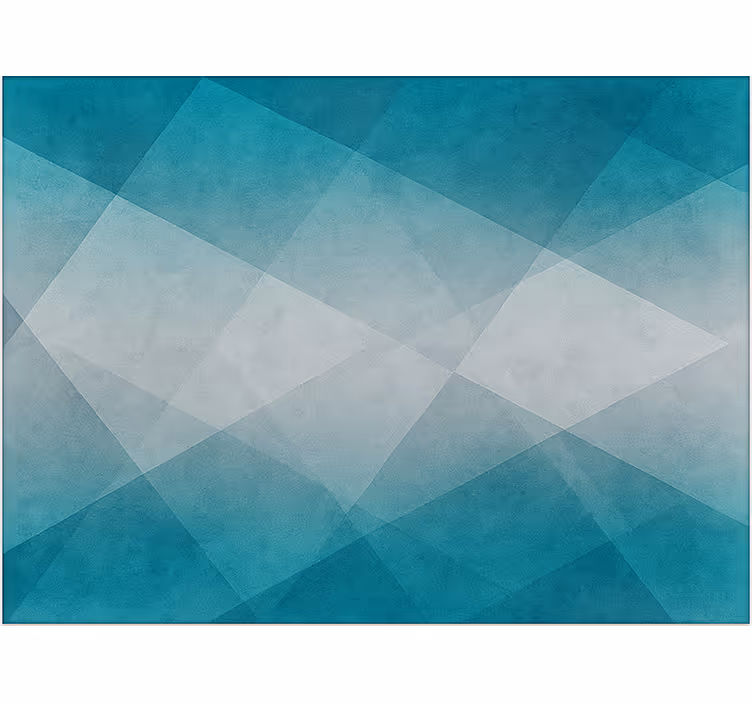 Living room roller blind in blue and grey wash effect - TenStickers