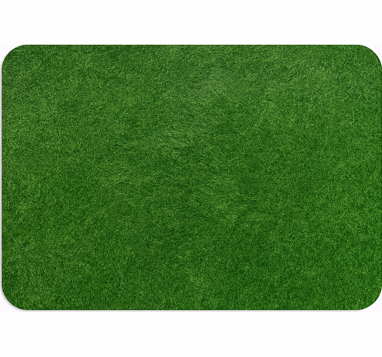 Living room roller blind with faux grass effect - TenStickers