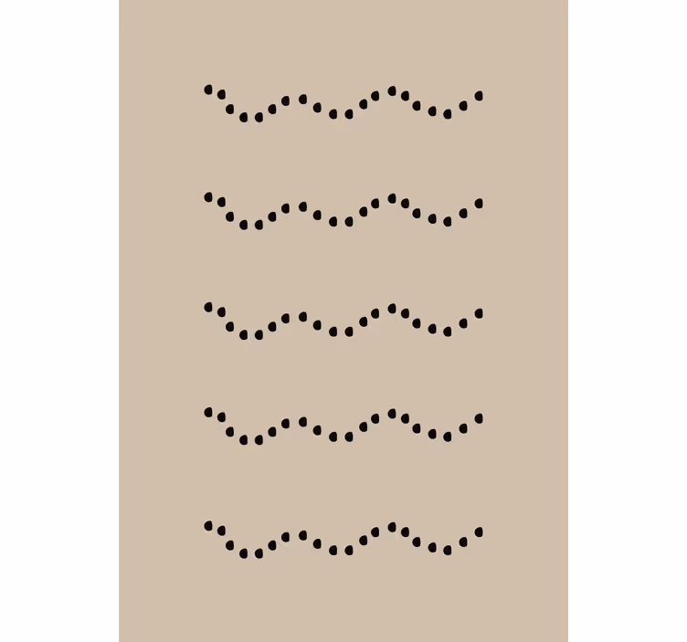 Living room roller blind with stone pattern design - TenStickers