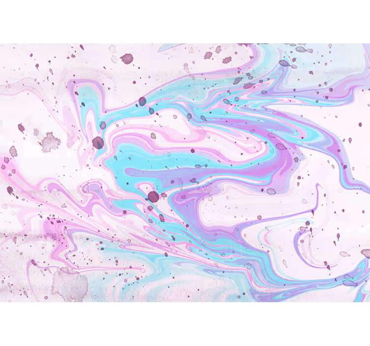 Kids roller blind in pastel pink and purple marble - TenStickers