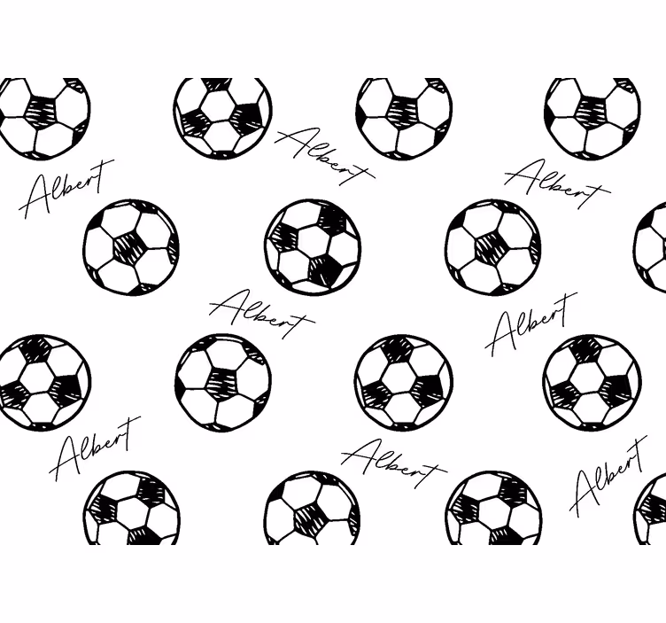 Kids roller blind football personalized - TenStickers
