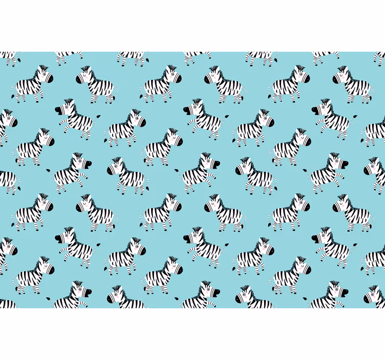 Kids roller blind cute zebra design for children - TenStickers