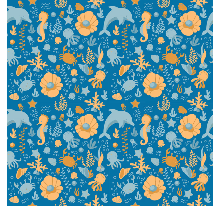 Kids roller blind sea adventure cartoon - TenStickers
