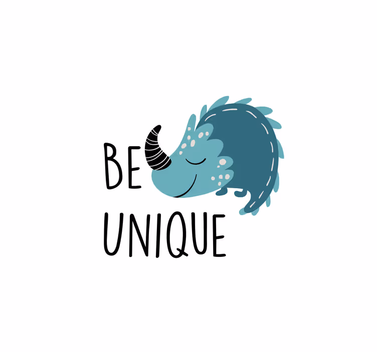 Kids roller blind nordic dinosaur unique design - TenStickers