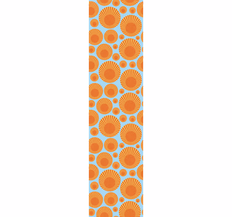 Kitchen roller blind 70's sunshine refrigerator - TenStickers