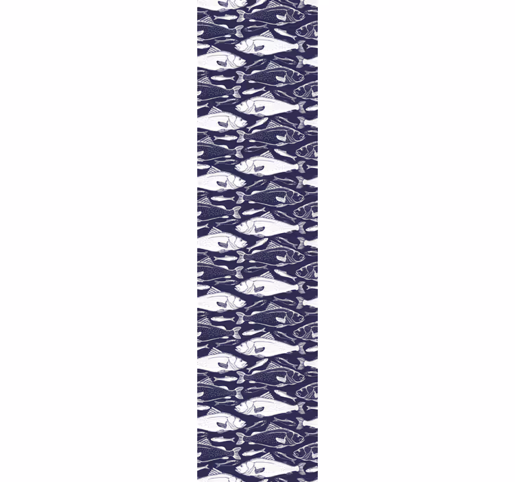 Kitchen roller blind with underwater fish design - TenStickers