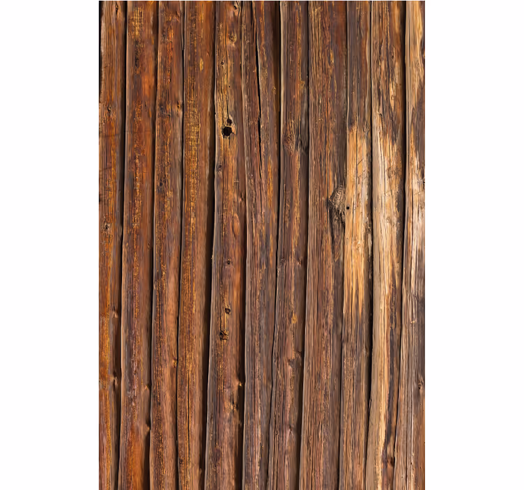 Kitchen roller blind old brown wooden crate style - TenStickers